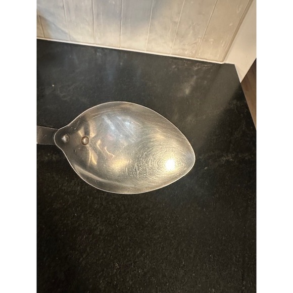 Regent Stainless Japan Serving Spoon Wooden Handle Fighting Lions Logo - Picture 7 of 7